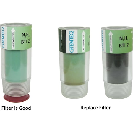 Chemteq Filter Change Indicator 2 for Hydrazine Vapor 408